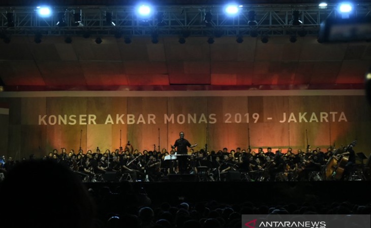Konser Musik Klasik di Monas merupakan yang pertama diselenggarakan Pemprov DKI
