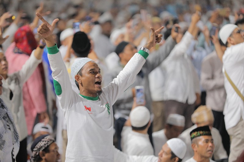 Kampanye akbar "Indonesia Menang" yang digelar di Stadion Utama Gelora Bung Karno (GBK), Minggu (7/4)