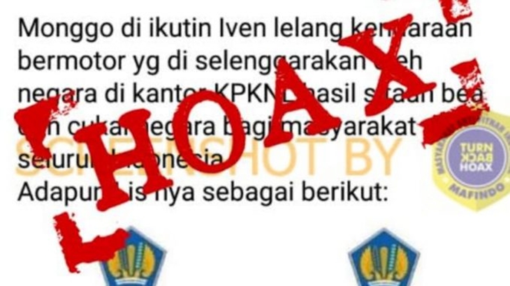 [HOAKS atau FAKTA]: Kapolres Malang Ajak Warga Ikut Lelang Barang Negara