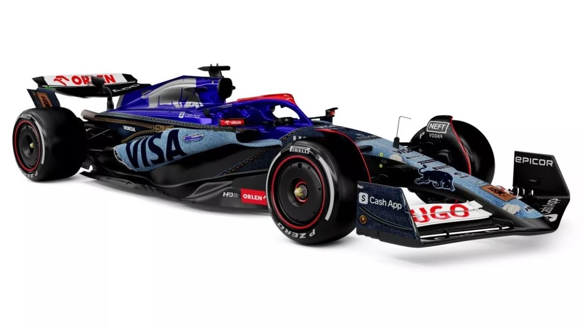 Red Bull Rilis Livery Spesial untuk GP Singapura, Tampil dengan Corak Denim