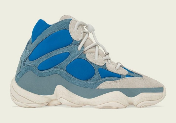 adidas Yeezy 500 High “Frosted Blue". (Foto Sneaker News)