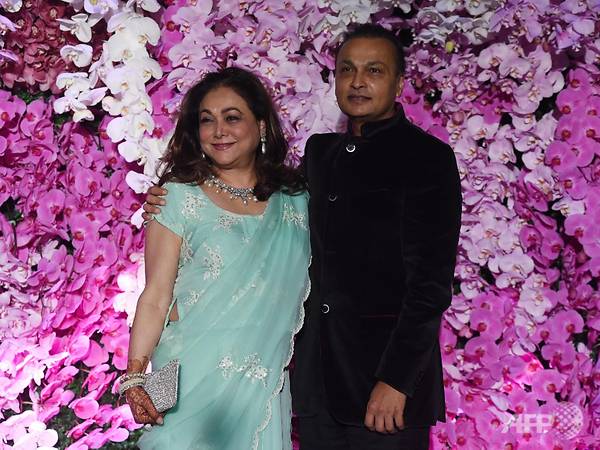 Tina dan Anil Ambani. (Foto CNA Luxury)