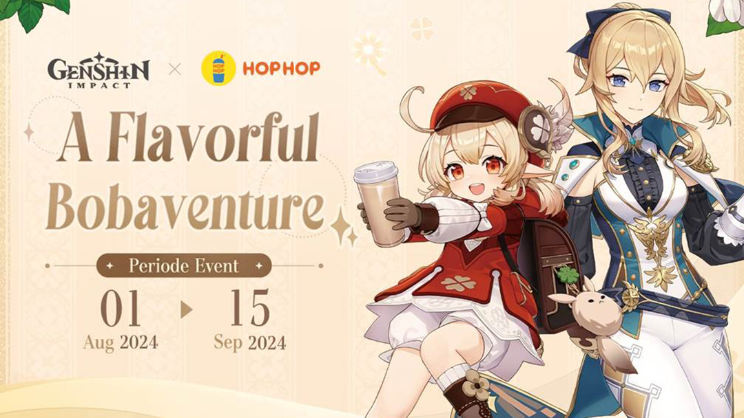 Kolaborasi Petualangan Penuh Rasa Genshin Impact x HopHop