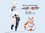 VTuber Hololive Shirakami Fubuki Suarakan Chemy di Film 'Kamen Rider Geats'