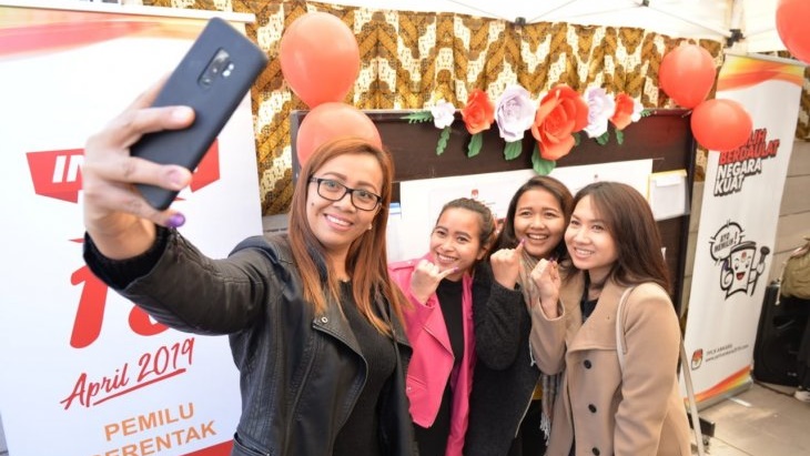 Lomba swafoto yang diadakan PPLN Ankara untuk menyemarakkan Pemilu 2019 di Turki, Sabtu (13/4/2019). (KBRI Ankara)