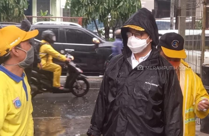 Jakarta Diguyur Hujan, Anies Cek Kesiapan Rumah Pompa