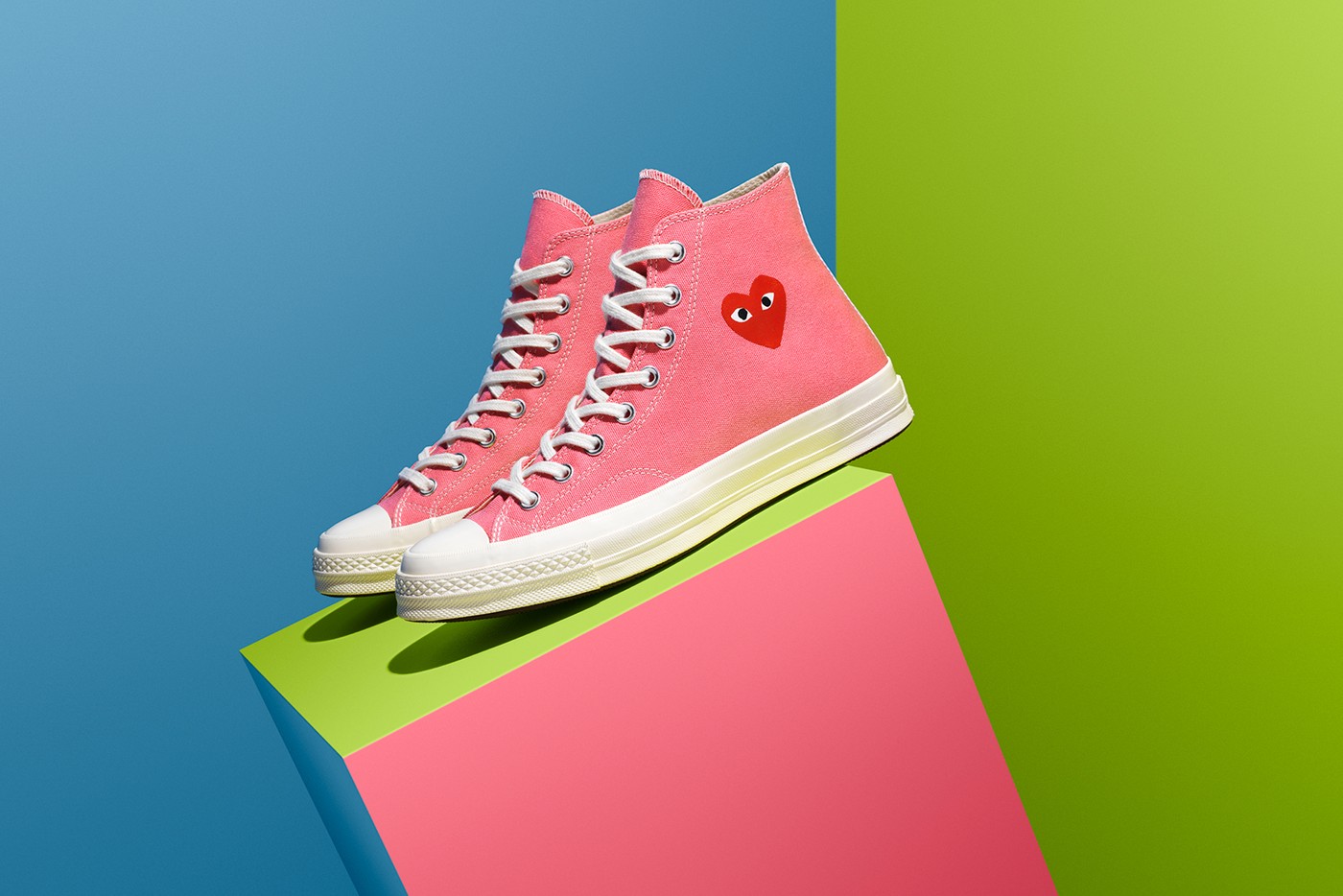 CDG x Converse chuck 70 Bright Pink (Foto: hypebae)