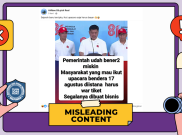 [HOAKS atau FAKTA]: Ikut Peringatan HUT RI di Istana Negara Harus Bayar