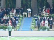 Momen Upacara Peringatan Detik-detik Proklamasi di Istana Merdeka Jakarta