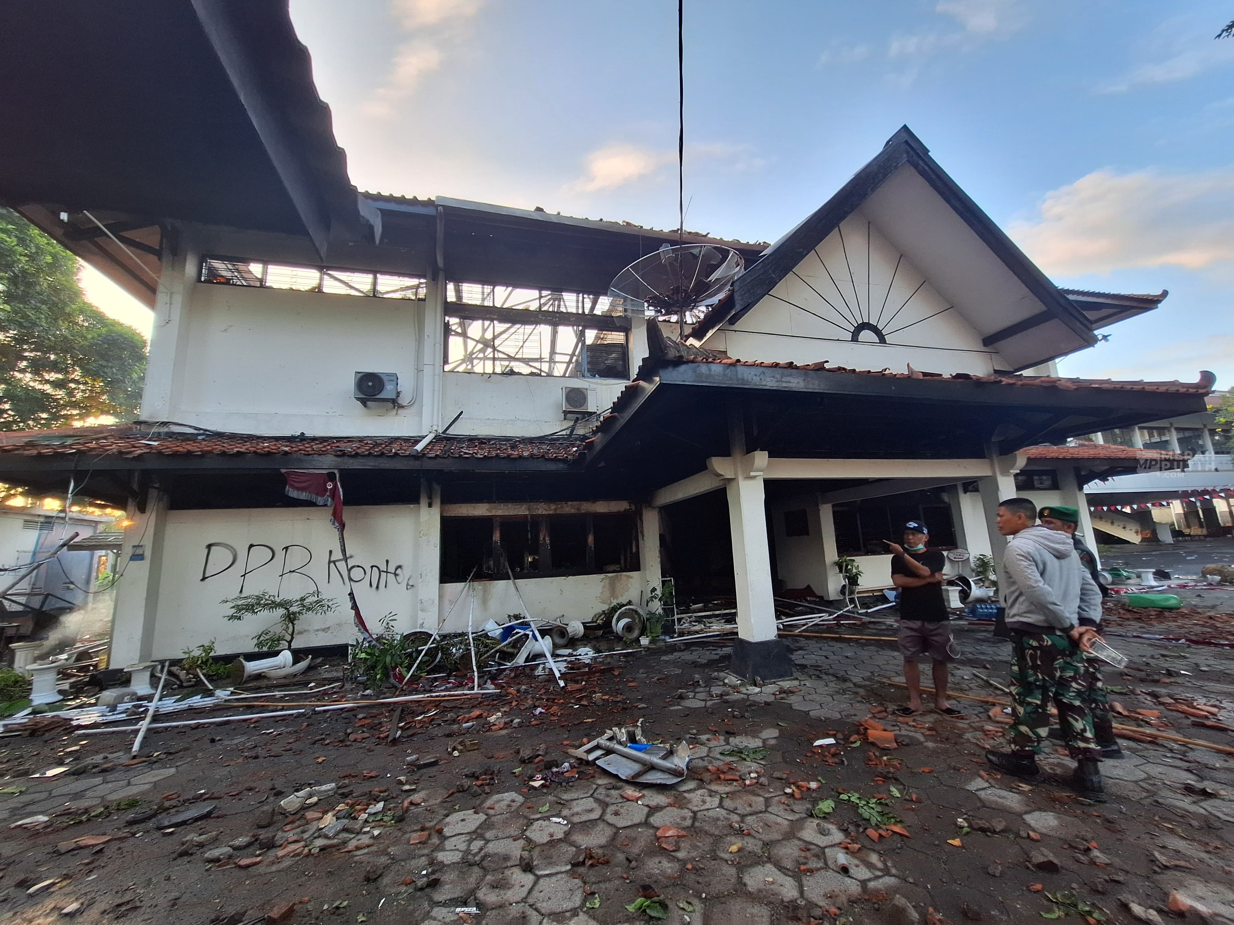 Perbaikan Kerusakan Fasilitas Umum akibat Demo Ricuh di Solo Pakai Biaya Tidak Terduga