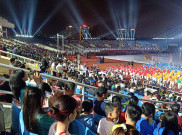 Stadion My Dinh Hanoi Mulai Dipadati Jelang Opening Ceremony SEA Games 2021
