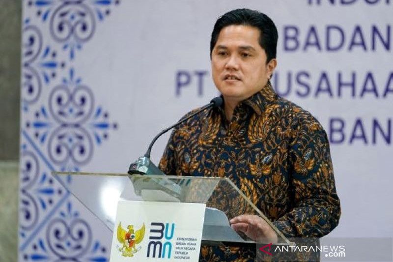 Terpapar COVID-19, Erick Thohir Tetap Kerja dan Ikut Rapat Online Bersama Jokowi