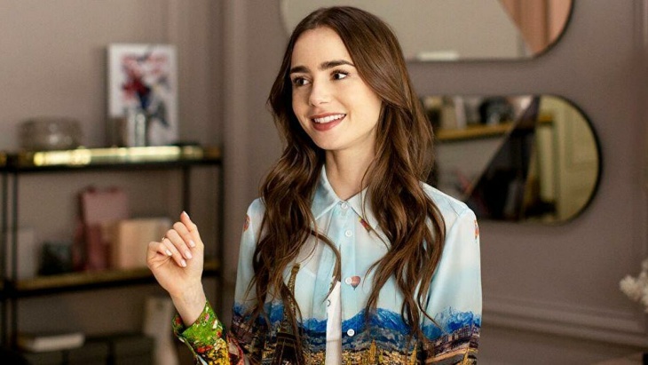 Emily in Paris diperankan Lily Collins. (Foto Cosmopolitan)