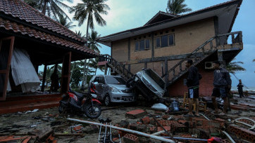 Foto: Mengintip Dahsyatnya Terjangan Tsunami di Tanjung Lesung Resort