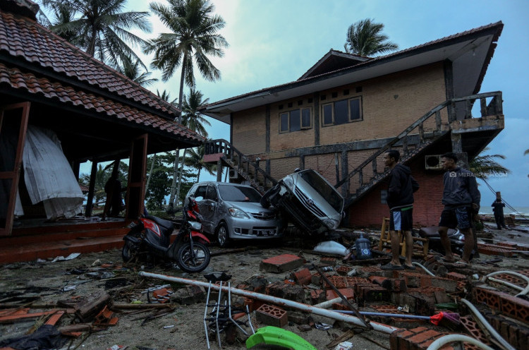 Foto: Mengintip Dahsyatnya Terjangan Tsunami di Tanjung Lesung Resort