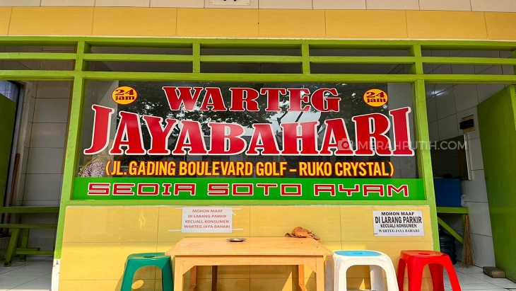 Makna Warna Hijau Kuning pada Warteg