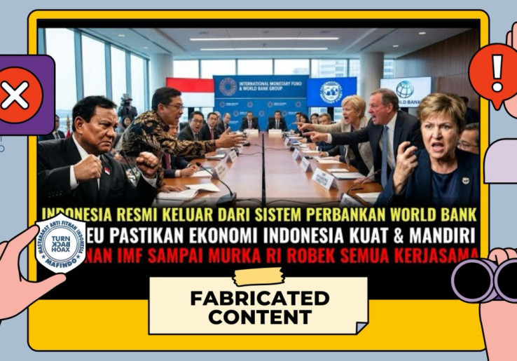 [HOAKS atau FAKTA]: Indonesia Resmi Keluar dari Keanggotaan World Bank
