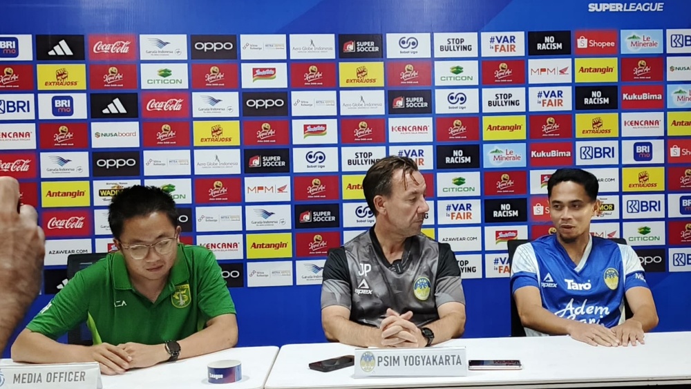 Antusias Jalani Laga Perdana Melawan Persebaya, Jean-Paul van Gastel Berharap PSIM Bisa Beri Kejutan