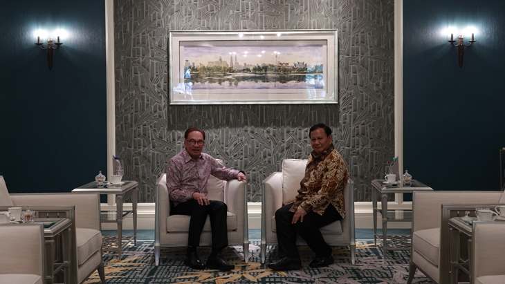 Prabowo Bahas Hubungan Politik Indonesia-Malaysia dalam Pertemuan dengan Anwar Ibrahim