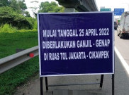 Skema Ganjil Genap dan One Way saat Volume Jalan Tol Meningkat