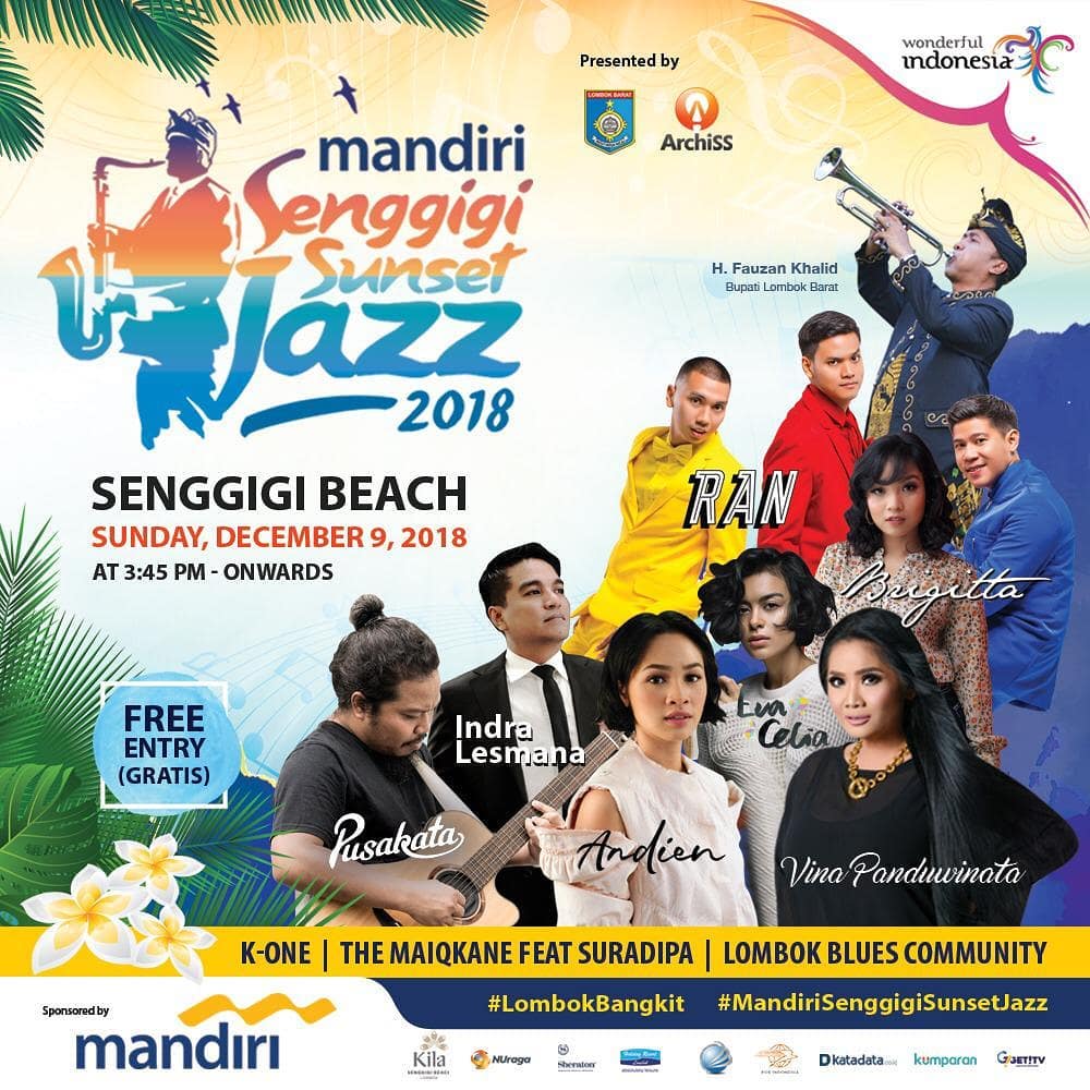 Mandiri Senggigi Sunset Jazz 2018 (Foto: Instagram/senggigi.sunset.jazz)