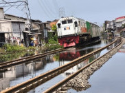 Banjir di Jawa Tengah, Kecepatan Kereta Api Dibatasi Hanya 20 Kilometer Per Jam