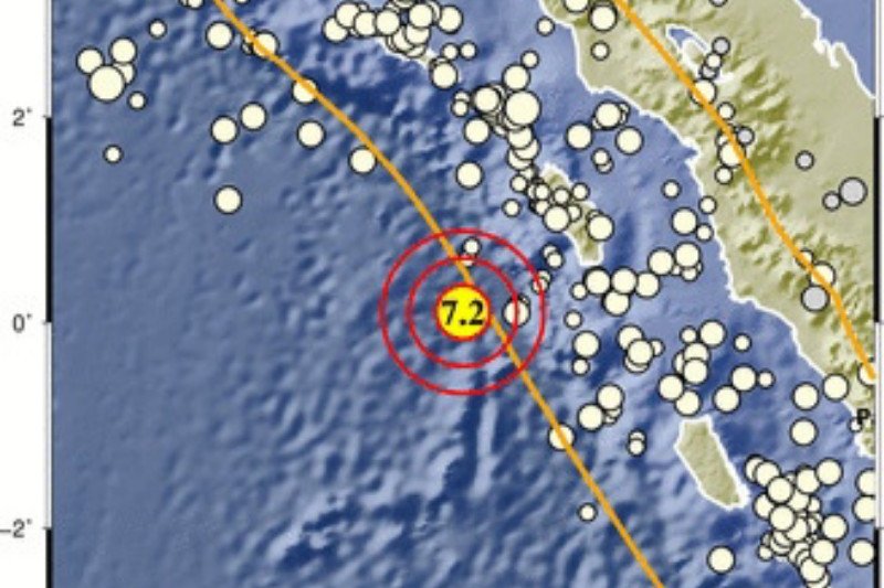 Warga Panik, Gempa Nias Barat 7,2 M Terasa Sampai Sumbar