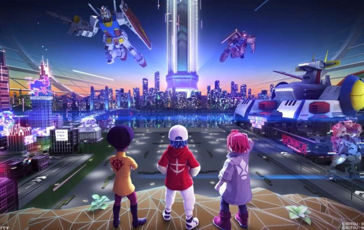 Ilustrasi Metaverse Gundam. (Foto: cineverse)