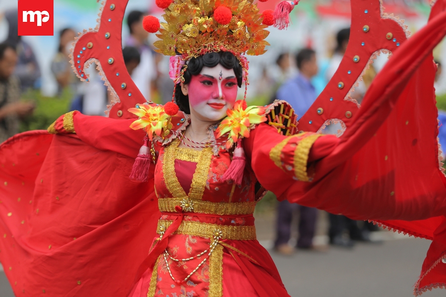 Keseruan Parade Budaya HUT Tangerang ke-73