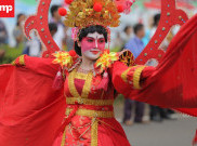 Keseruan Parade Budaya HUT Tangerang ke-73