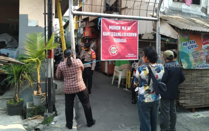 34 Warga Terpapar COVID-19, Wilayah Sumur Batu Kemayoran Mikro Lockdown