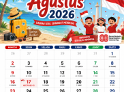 Kalender Agustus 2026 Lengkap Jadwal Long Weekend, Tanggal Merah dan Libur Nasional