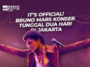 Resmi! Bruno Mars Konser Tunggal 2 Hari di Jakarta