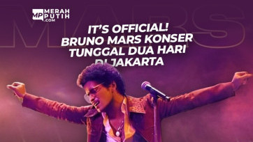 Resmi! Bruno Mars Konser Tunggal 2 Hari di Jakarta