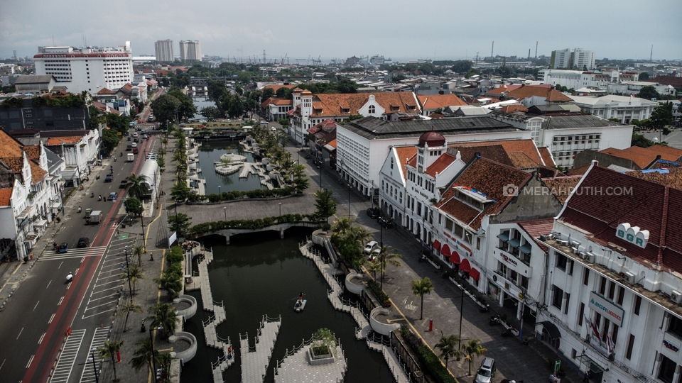 Antisipasi Penyebaran Virus Corona, Kawasan Wisata Kota Tua Sepi
