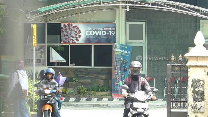 Pusat Layanan Informasi COVID-19 Yogyakarta. (Foto: MP/Teresa Ika)