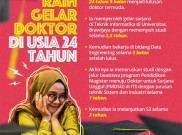 Raih Gelar Doktor di Usia 24 Tahun