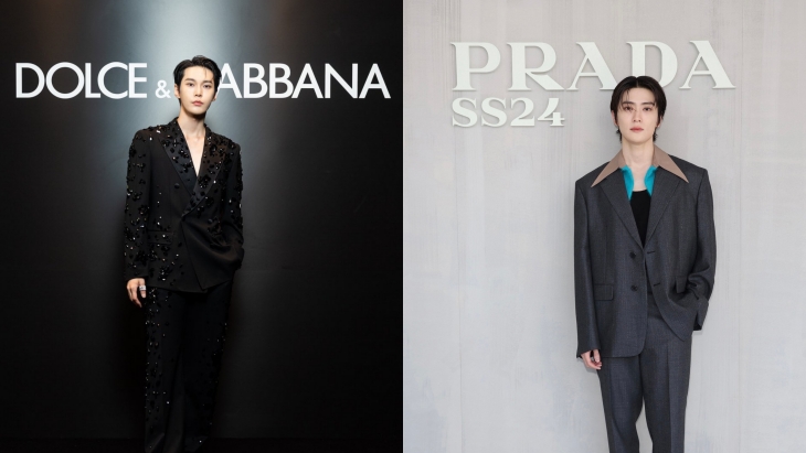 Intip Penampilan Doyoung dan Jaehyun NCT di Milano Fashion Week SS 2024