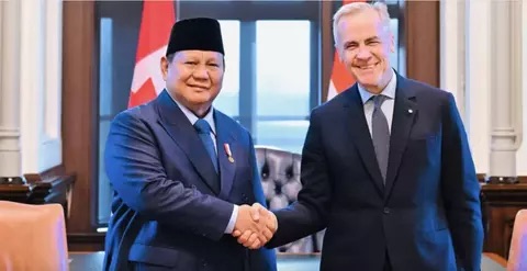 Prabowo Bertemu PM Kanada, Teken Kerja Sama Strategis di Bidang Perdagangan hingga Pertahanan