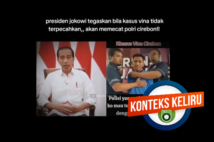 [HOAKS atau FAKTA]: Jokowi Ancam Pecat Polisi Penyidik Kasus Vina Cirebon 