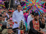 Jokowi-Ma'ruf Mengikuti Pawai Karnaval Bersatu di Kota Tangerang