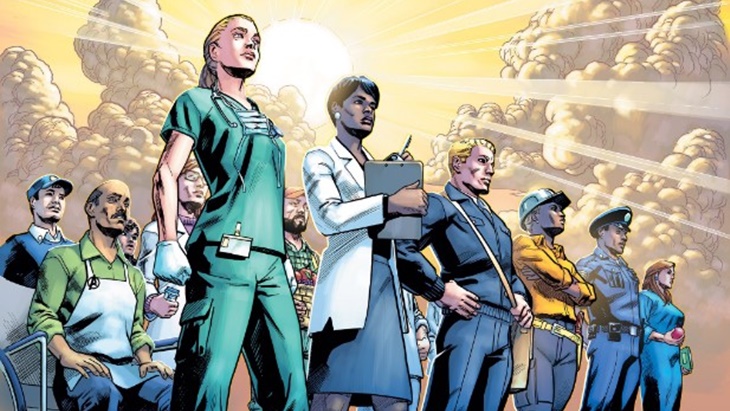 Superhero Marvel dan DC Beri Penghormatan kepada para Tenaga Medis