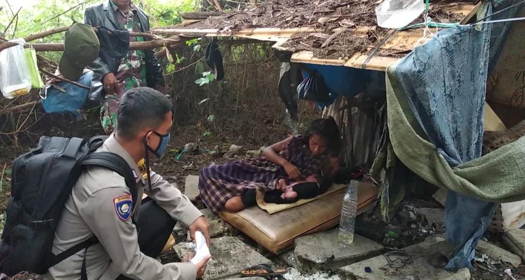 Aksi Heroik Bhabinkantibmas dan Babinsa Bantu Wanita Melahirkan di Semak-semak
