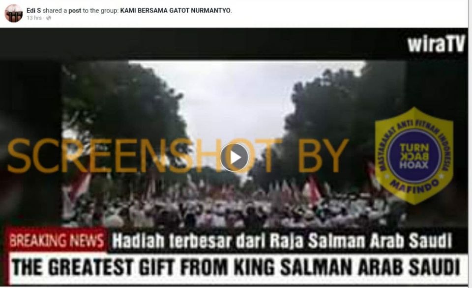 [HOAKS atau FAKTA]: Habib Rizieq Dihadiahi Pesawat dari Raja Salman