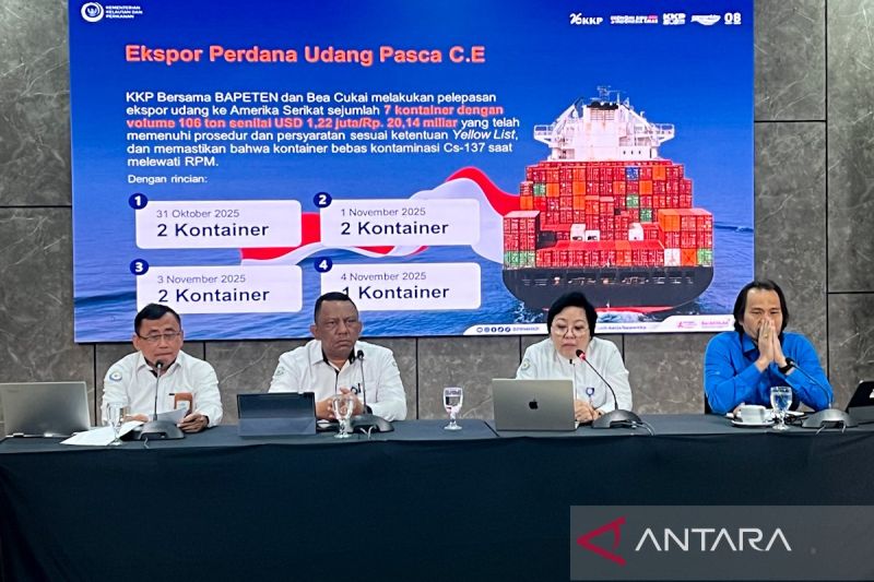AS Kembali Percaya Ekspor Udang Indonesia Setelah Diterpa Usai Isu Radioaktif Cs-137