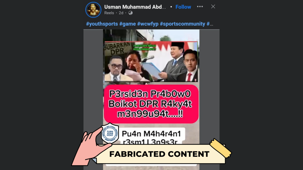 [HOAKS atau FAKTA] : Puan Maharani Mundur dari Ketua DPR karena Diboikot Presiden Prabowo