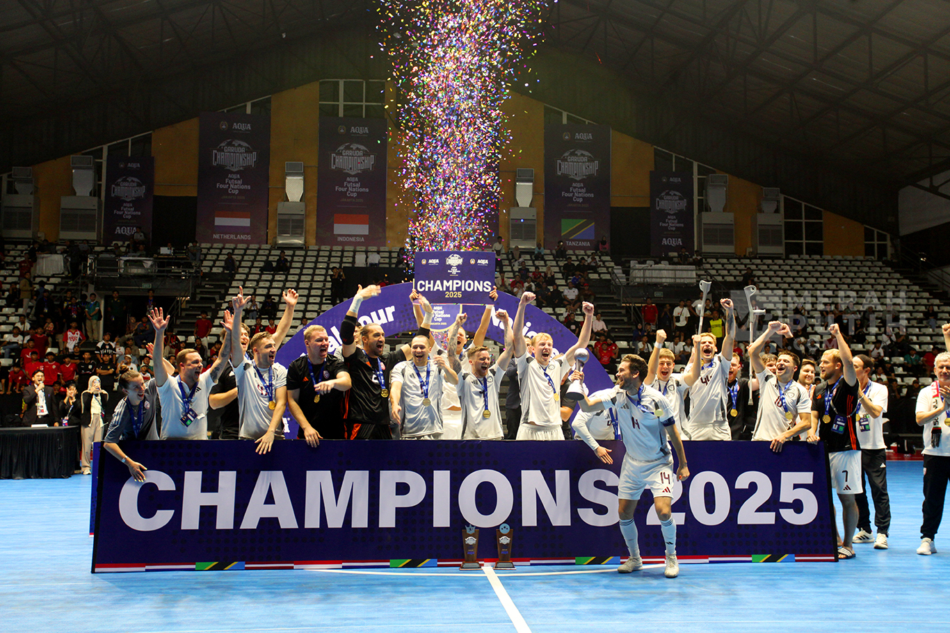 Timnas Futsal Latvia Juara AQUA Futsal Four Nations Cup 2025