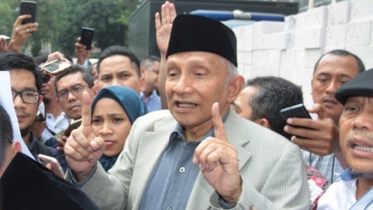 Ketua Dewan Kehormatan PAN Amien Rais