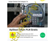 [HOAKS atau FAKTA]: PLN Berikan Aplikasi untuk Dapat Token Listrik Gratis