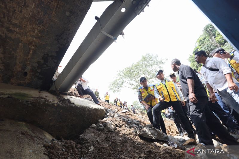 Jembatan Enang Enang Diperbaiki Warga Bakal Diperkuat Kementerian PUPR 